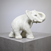 Vicke Lindstrand, figurin, elefant, lergods, Upsala Ekeby.