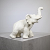 Vicke Lindstrand, figurin, elefant, lergods, Upsala Ekeby.