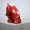 Figurin, elefant, lergods, Gabriel Keramik.