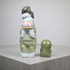 Mari Simmulson, figuriner, 2st, eskimåer, lergods, Upsala Ekeby.