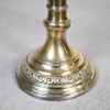 Dryckeshorn, nysilver, omkring år 1900.