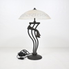 Bordslampa, metall, Cottex, samtida.