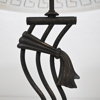 Bordslampa, metall, Cottex, samtida.