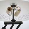 Bordslampa, metall, Cottex, samtida.