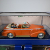 Modellbilar, 6st, Tintin, Editions Atlas, Moulinsart. 
