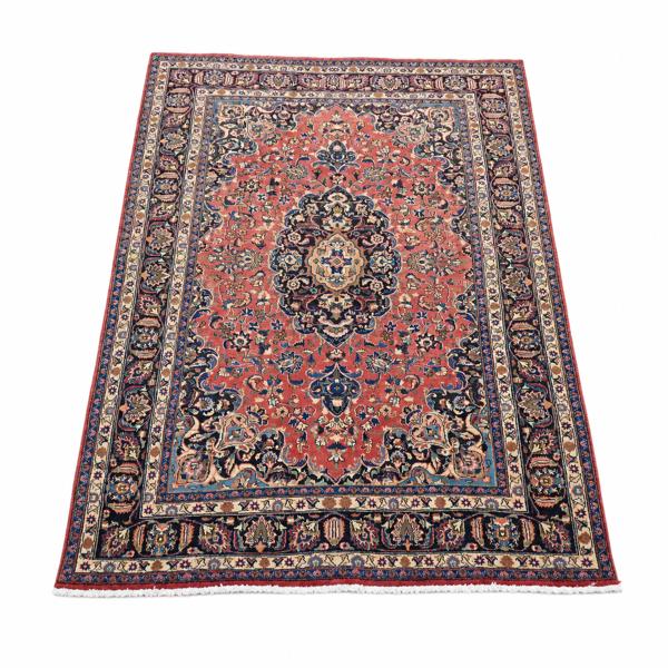 Matta, handknuten, troligen Kashan, Persien.