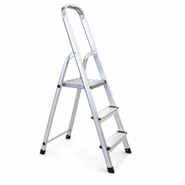 Trappstege, 3-steg, aluminium.