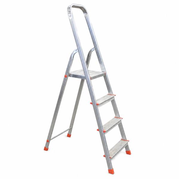 Trappstege, 4-steg, aluminium.