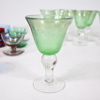 Dessertskålar och vinglas, 8+8st, glas, 1900-tal.