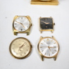 Armbandsur och reseur, 6 delar, 1900-tal.