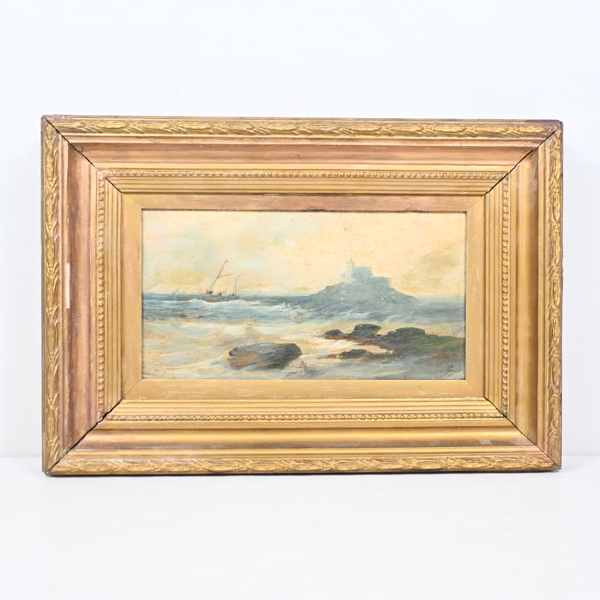 Oidentifierad konstnär, marinmotiv, omkring år 1900.