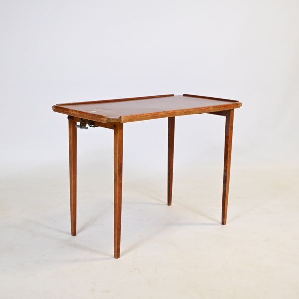 Brickbord, teak och mahogny, hopfällbart, 1900-talets mitt.