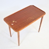 Brickbord, teak och mahogny, hopfällbart, 1900-talets mitt.