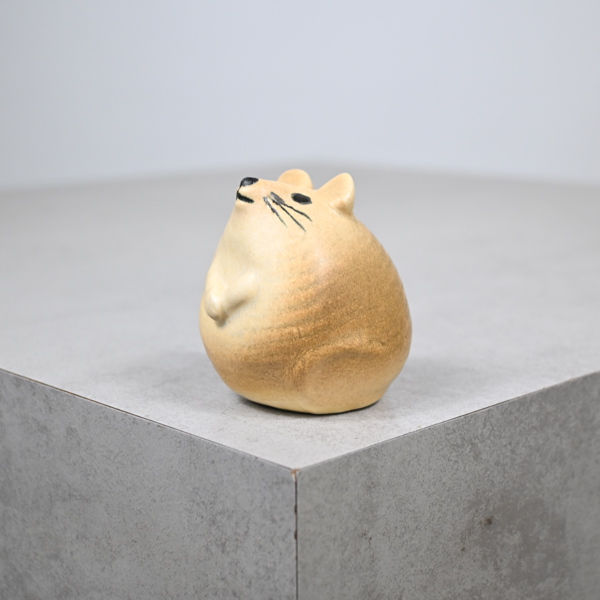 Lisa Larson, figurin, mus, stengods, Gustavsberg.