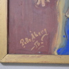 Pelle Åberg (1909-1964), "Fru Ulri med son", gouache på papper, signerad.