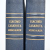 Böcker, 2 vol., "Memoarer", Giocomo Casanova, Stockholm, 1946. 