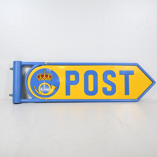 Skylt, "Posten", 1900-talets andra hälft.