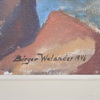Birger Welander (1916-1985), Kustmotiv, olja på duk, signerad.