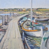 Harald Östergren (1888-1974), Motiv från Bläsinge, olja på pannå, signerad.