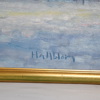 Stig Hallblom (f. 1932), Uppsalamotiv, olja på duk, signerad.