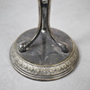 Ljusstakar i nysilver, ett par, empire stil, 1900-tal.