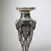 Ljusstakar i nysilver, ett par, empire stil, 1900-tal.