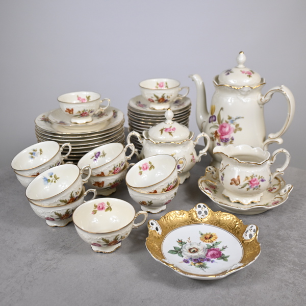 Kaffeservis, 41 delar, porslin, Rosenthal, Tyskland.