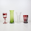 Vaser, 4st, glas, 1900-tal.