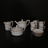 Moccaservis, 14 delar, porslin, Rosenthal, Tyskland.