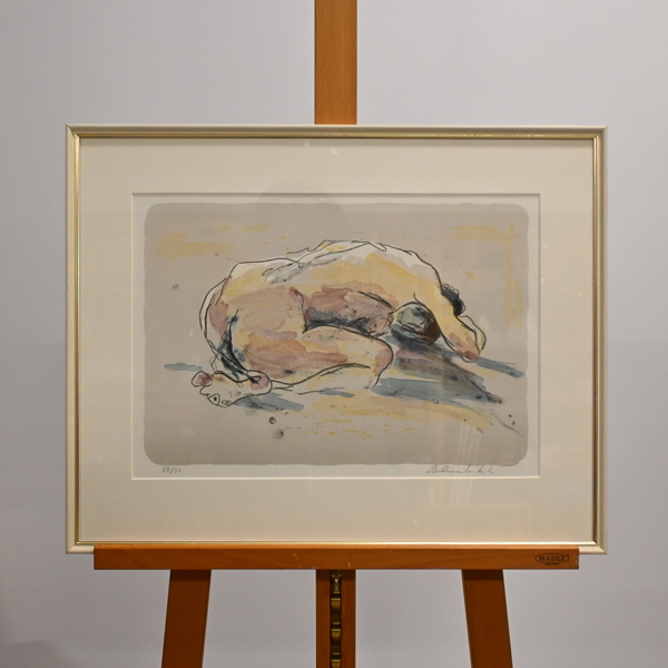 Bjørn Aurebekk (Norge, f. 1948), färglitografi, signerad och numrerad.