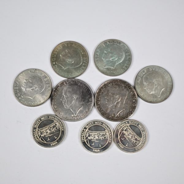 Silvermynt, 900 & 925. 
