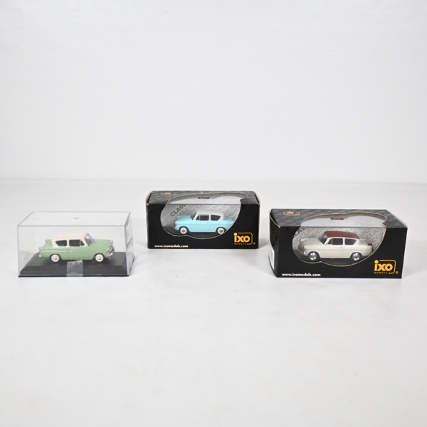 Modellbilar, 3st, Ford Anglia.