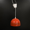 Taklampa, lackerad metall, 1970-tal.