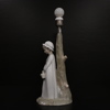 Bordslampa, porslin, Spanien, 1900-talets andra hälft.