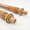 Kolonner, 2st, snidad dekor, 1800-tal. 