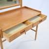 Sminkbord, teak, 1960-tal.