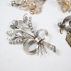 Broscher i silver, 4st.