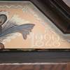 Skåp, allmoge, daterad 1823.