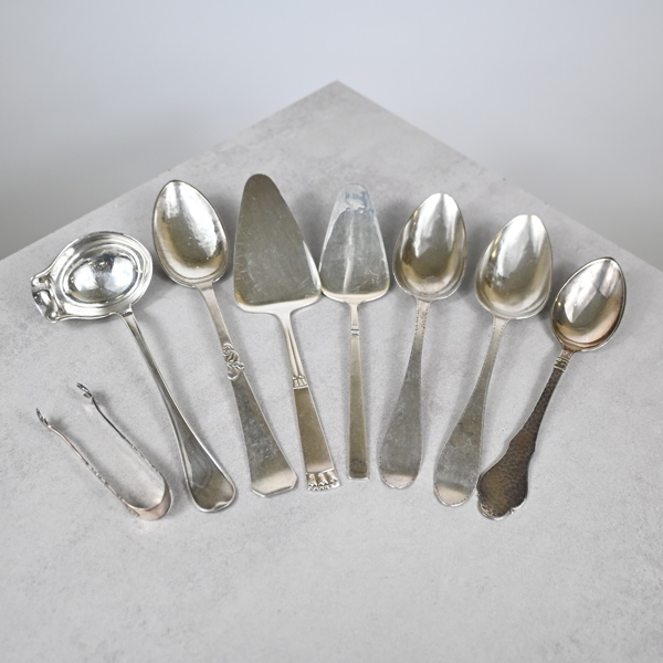 Bestick i silver, 830.