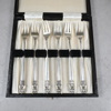 Dessertgafflar i sterlingsilver.