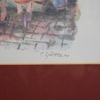 Charles Sjöholm (f. 1933) Fyrisån, färglitografi, signerad.