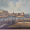 Färggrafiker, 4st, Stockholmsmotiv. 