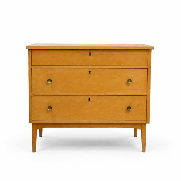 Byrå, björk, Swedish Modern, 1940/50-tal.