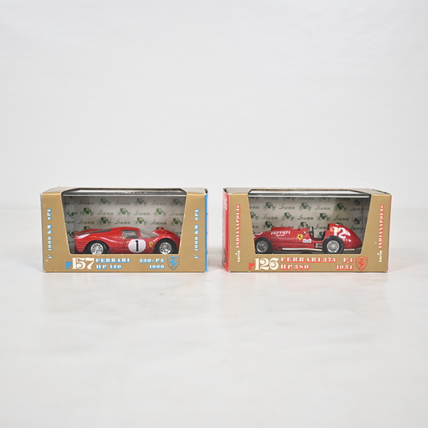 Modellbilar, 2st, Ferrari, Brumm, Italien.