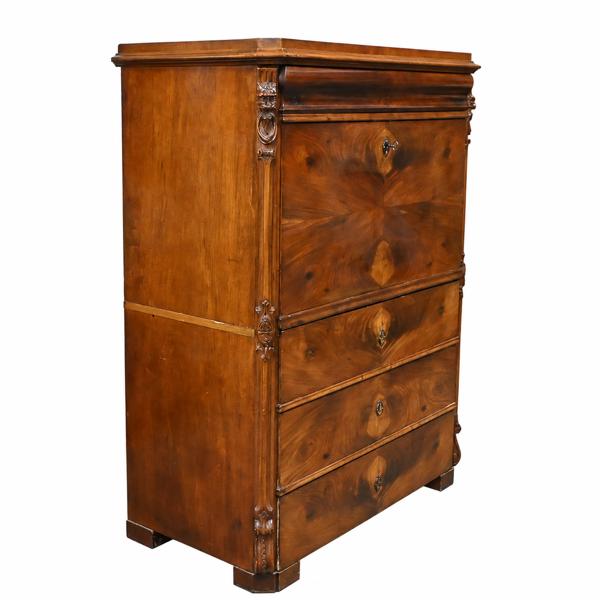 Chiffonjé, mahogny, sent 1800-tal.