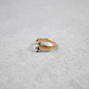 Ring i 18k guld, pärlor.