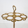 Paraplyställ, förgylld plast, sent 1900-tal.