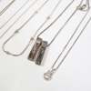 Halsband i sterlingsilver, 7st.