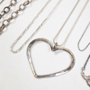 Halsband i sterlingsilver, 7st.