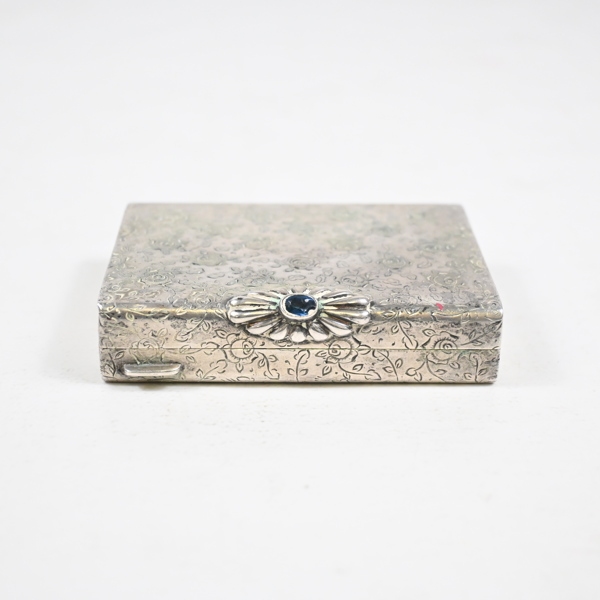 Sminkdosa, sterlingsilver, 1900-talets mitt.